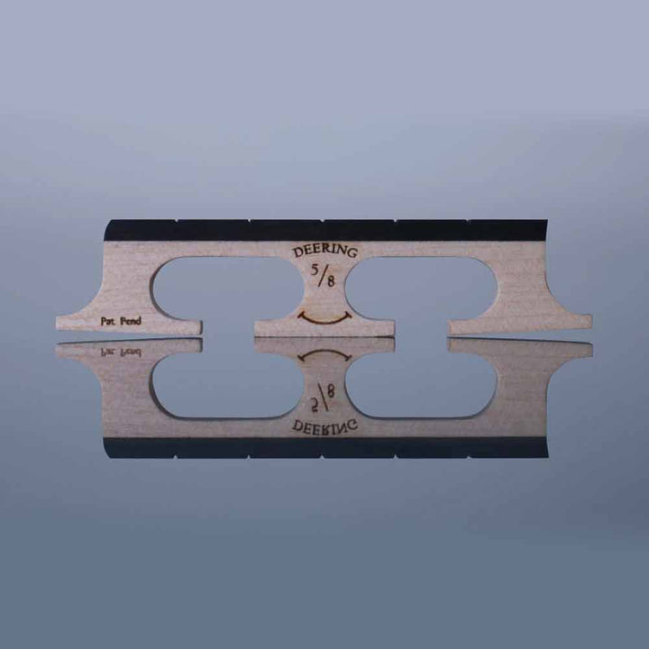 Patented Greg Deering Signature Smile Banjo Bridge