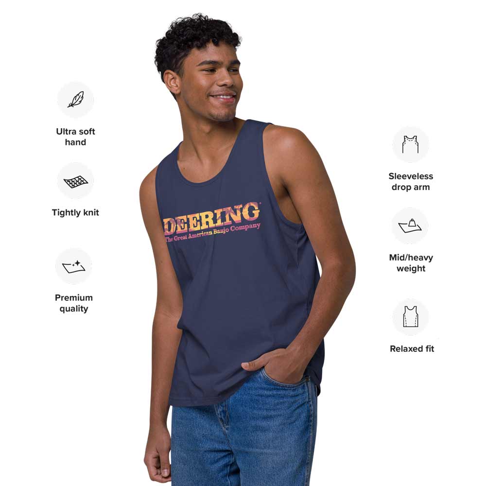 Deering Sunset Premium Tank Top