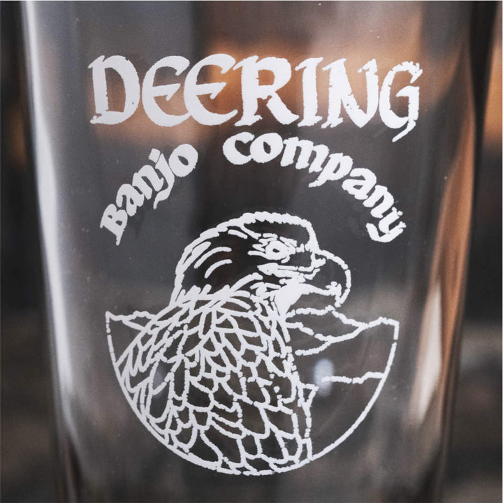 Deering Eagle Logo Pint Glass - Logo