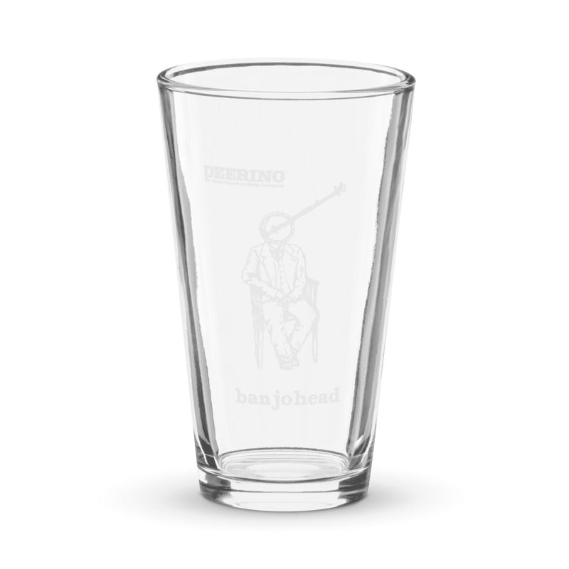 Deering Banjohead Pint Glass