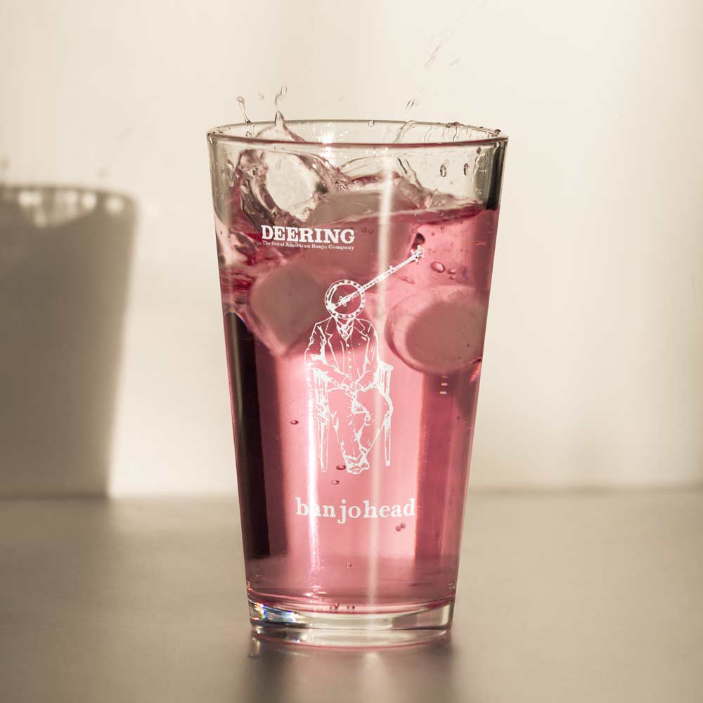 Deering Banjohead Pint Glass