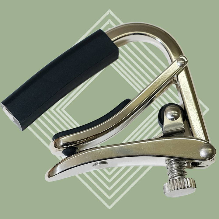 Shubb Banjo Capo, Green background