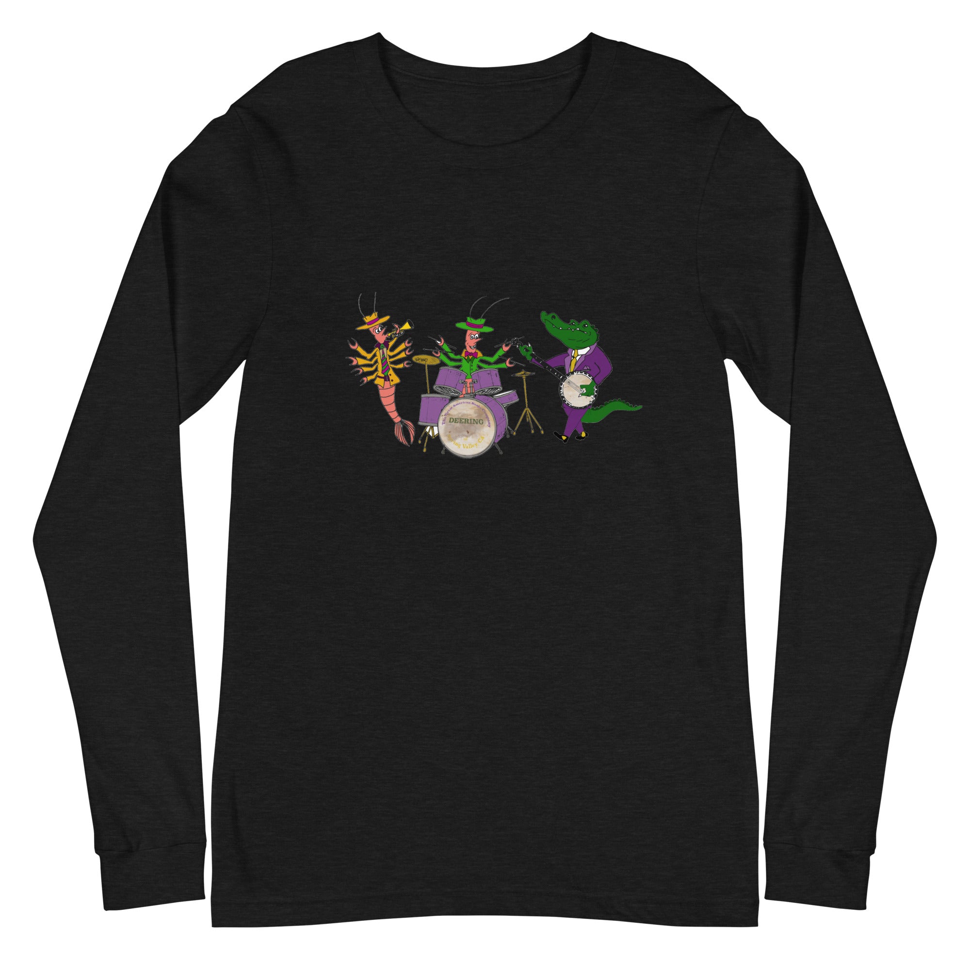 Deering Mardi Gras Jazz Band Long Sleeve T-Shirt