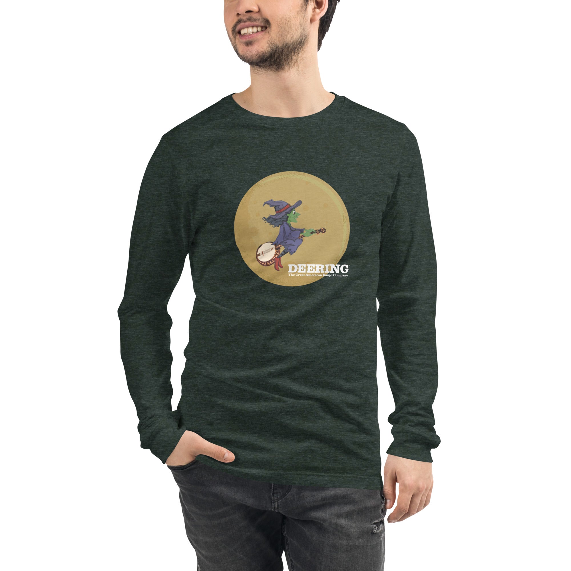 Deering Banjo Witch Long Sleeve T-Shirt