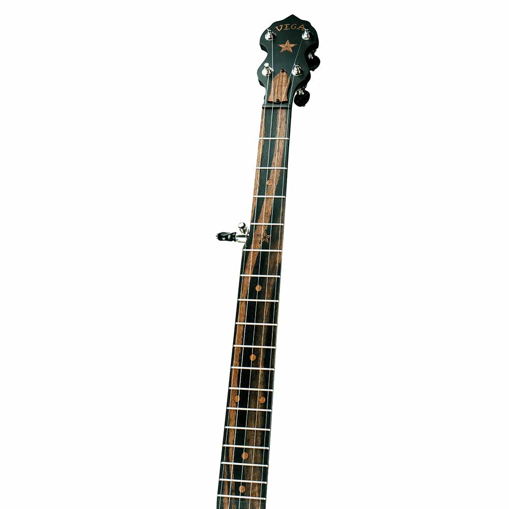 Vega Vintage Star banjo - front fingerboard and peghead 
