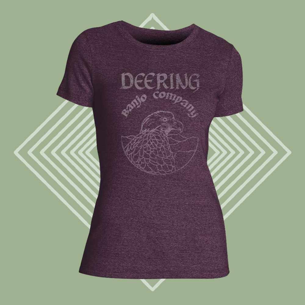 Ladies Deering Heather Knit Eagle T-Shirt